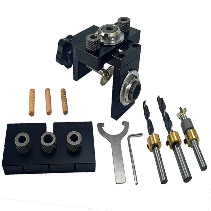10Pcs Woodworking Tools Set 3-in-1 Wood Puncher Locator Working Carpenter Kit Hole Opener Tool with Drilling Bit (Type B) 10Pcs Woodworking Tools Set 3-in-1 Wood Puncher Locator Working Carpenter Kit Hole Opener Tool with Drilling Bit (Type B)